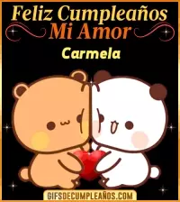 GIF Feliz Cumpleaños mi Amor Carmela